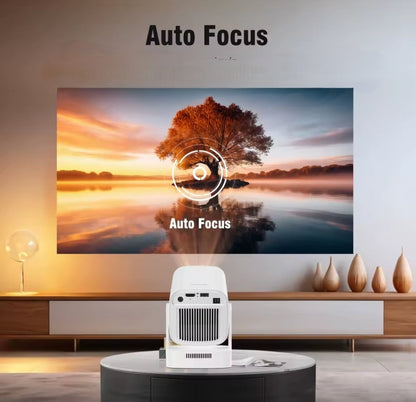 Autofocus Lugoflix beamer met Full HD-resolutie voor haarscherp beeld in thuisbioscoop of woonkamer