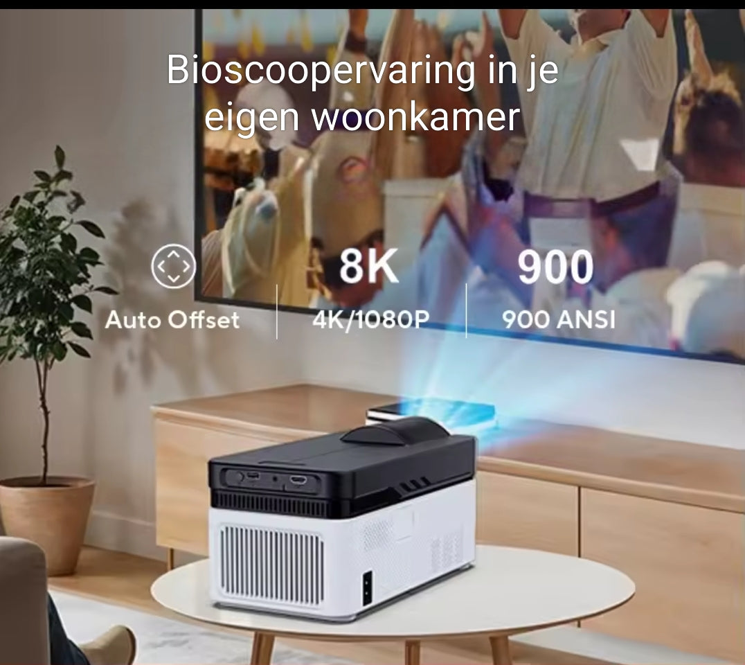 Tover je woonkamer om tot een thuisbioscoop met deze beamer