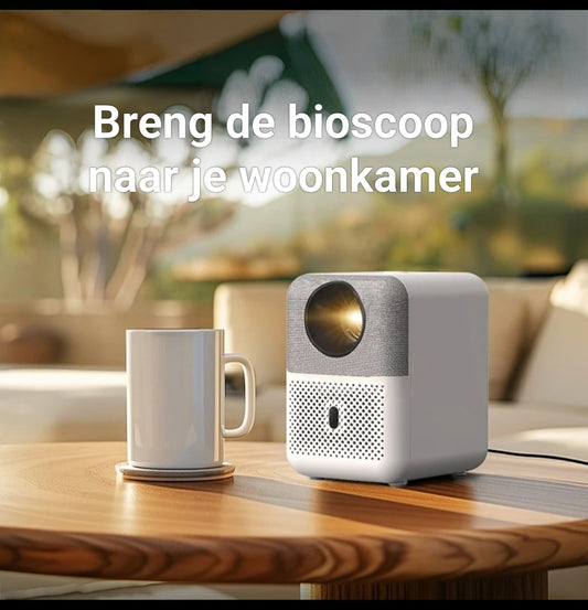 Beamer die de bioscoop naar je woonkamer brengt – groot scherm en meeslepend geluid voor thuis