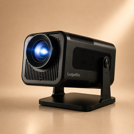 LUGOFLIX HY92 Smart Mini Beamer – Draagbare 1080p Projector met 4K Support, WiFi & Bluetooth | Ideaal voor Thuisbioscoop & Outdoor