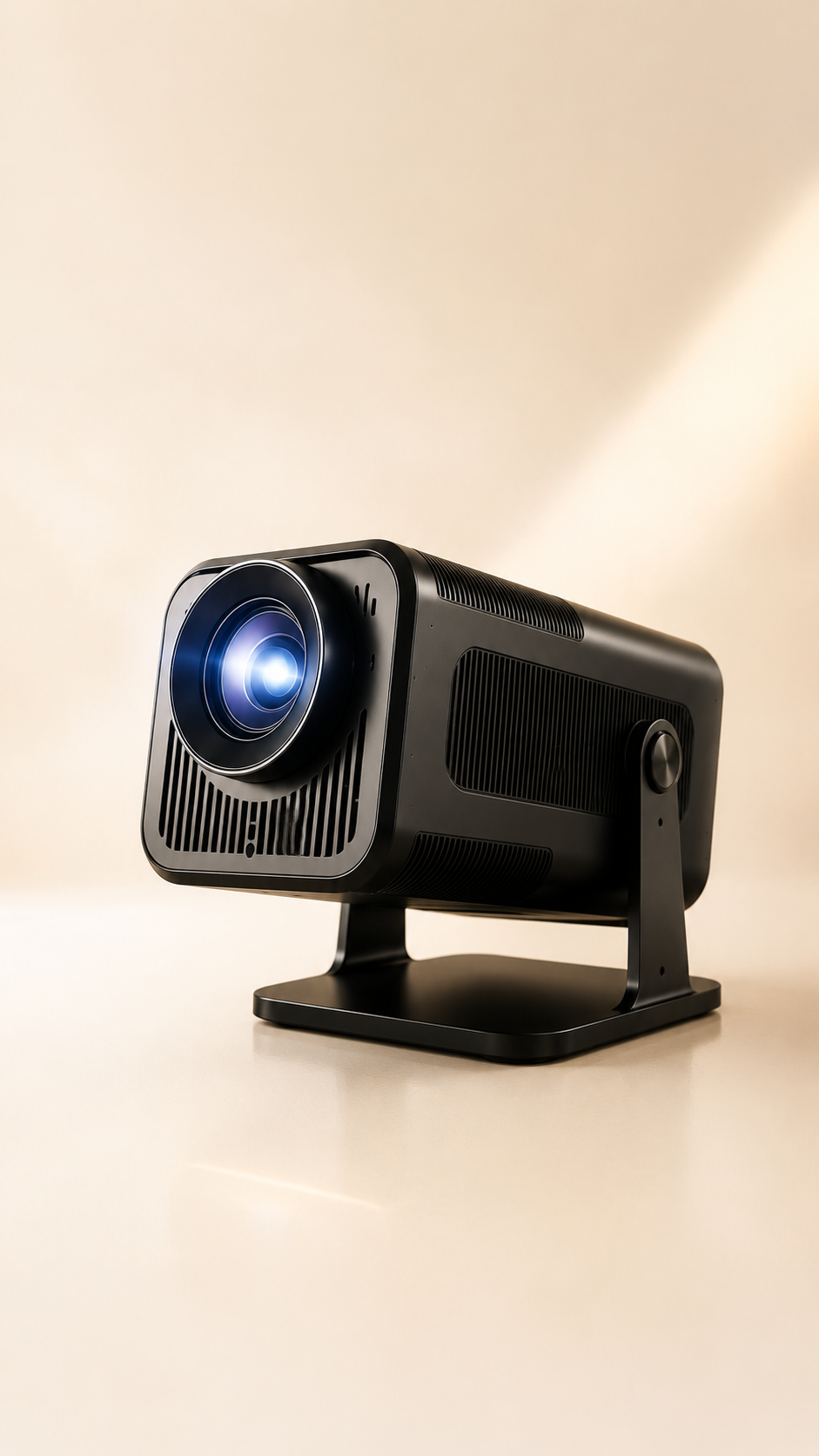 LUGOFLIX HY320 Smart Mini Beamer – Draagbare 1080p Projector met 4K Support, WiFi & Bluetooth | Ideaal voor Thuisbioscoop & Outdoor