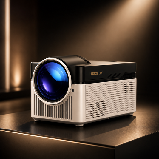 LUGOFLIX™ VISION – Ultra Short Throw 4K Projector met 8K-ondersteuning