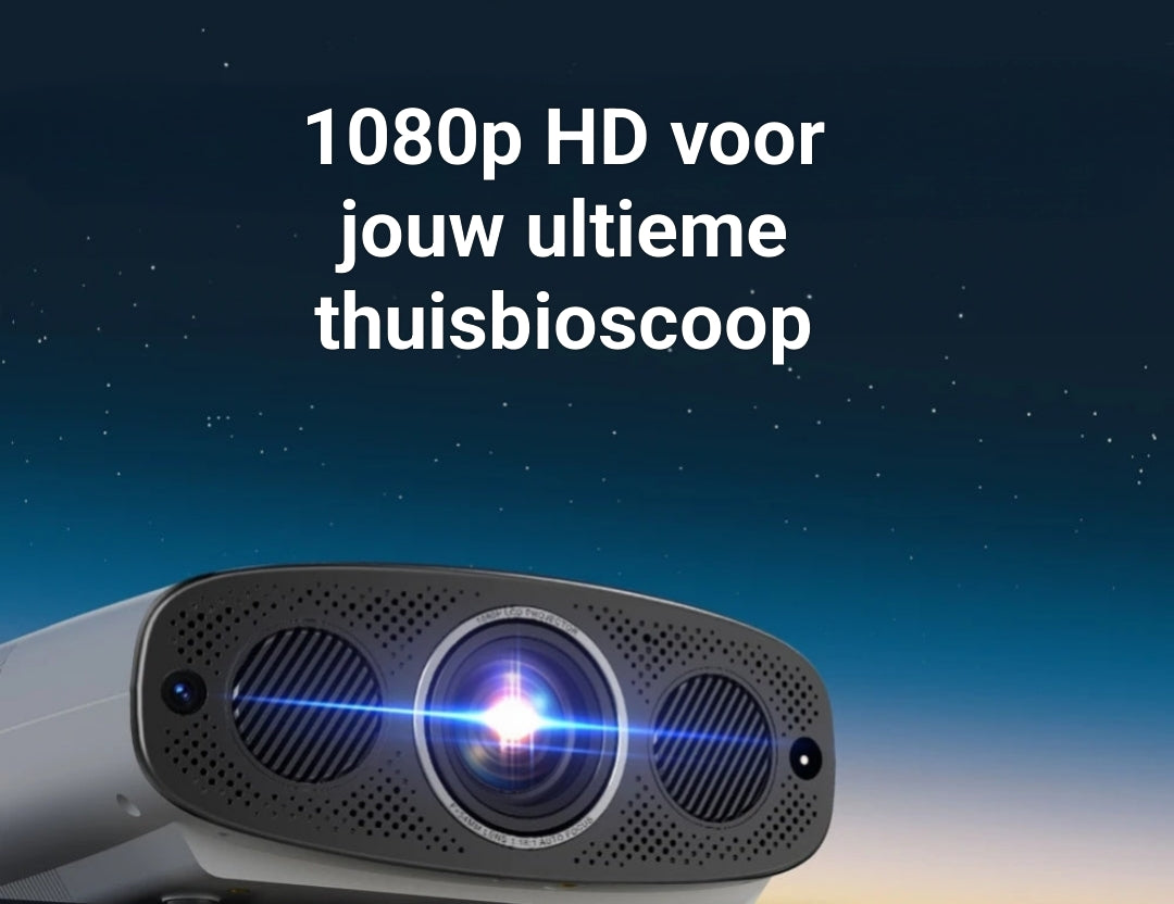 LUGOFLIX beamer met 1080p high definition voor een ultieme home theater ervaring