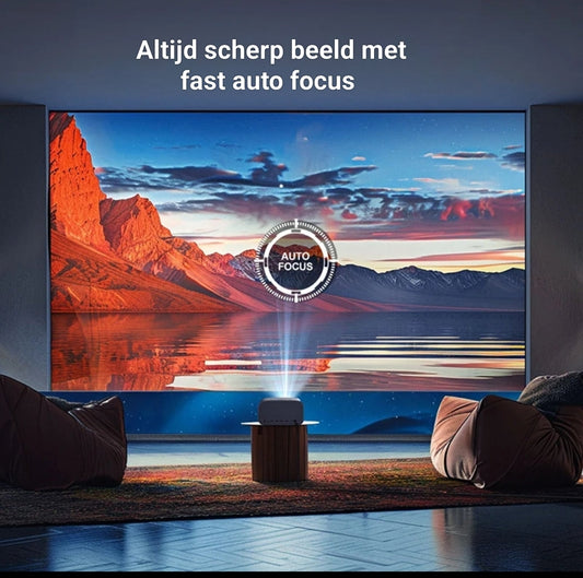 LUGOFLIX beamer met fast auto focus – automatisch scherp beeld in een fractie van een seconde