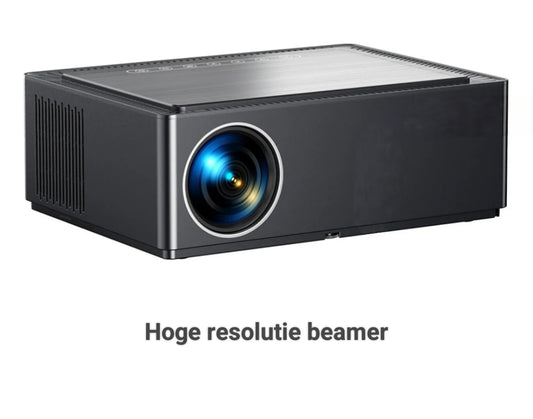 LUGOFLIX beamer met hoge resolutie – perfect voor films, presentaties en gaming in haarscherpe kwaliteit