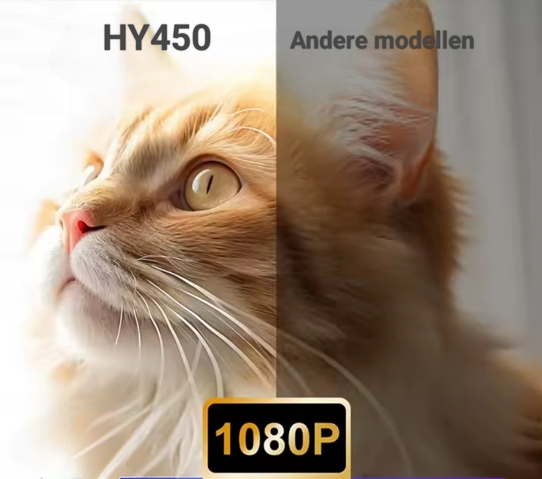 Lugoflix HY450 beamer met helder beeld tot 130 inch in verduisterde ruimtes – ideaal voor een betaalbare thuisbioscoop met draadloze schermspiegeling