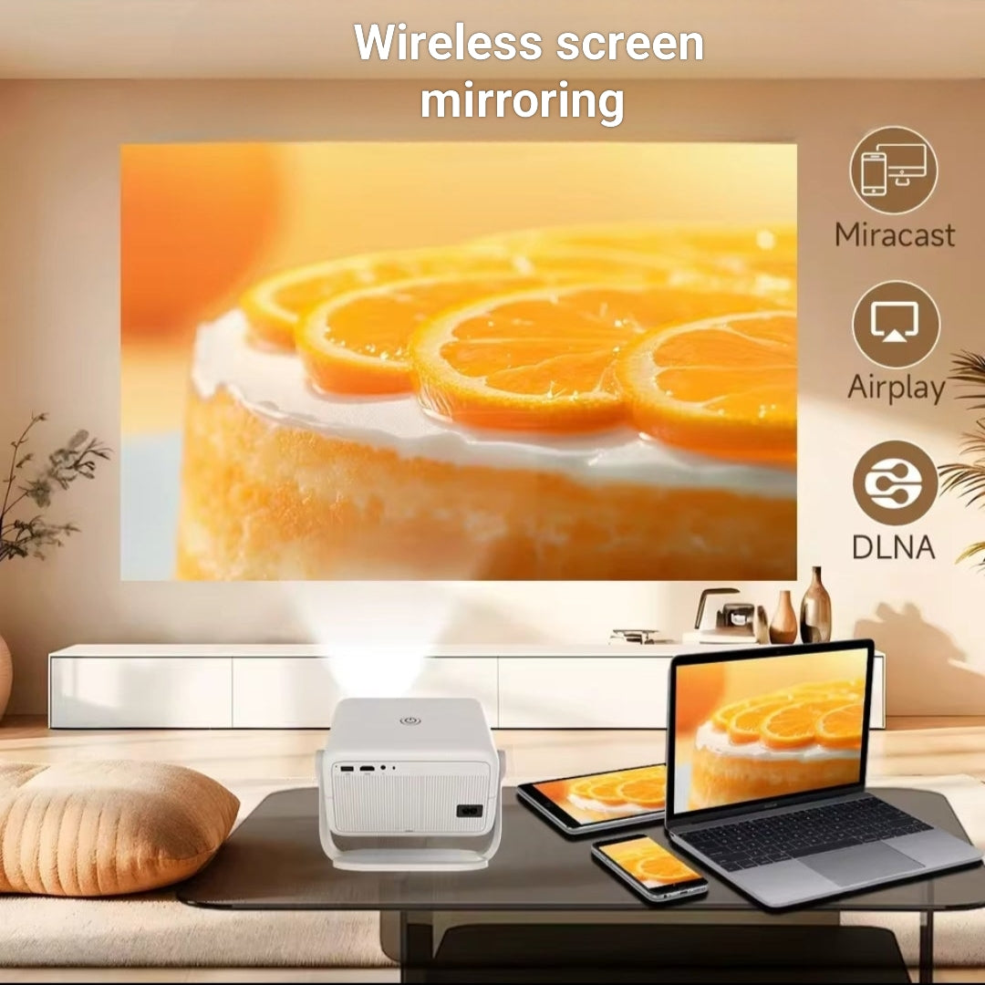 Beamer met wireless screen mirroring – draadloos je smartphone of laptop eenvoudig projecteren