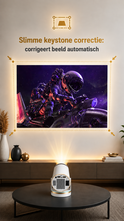 LUGOFLIX GOLD 4K CINEMA - Premium Thuisbioscoop met Short-Throwlens