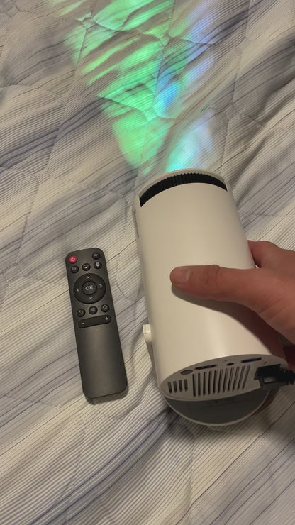 LUGOFLIX Pro 4K Beamer – Draagbare Projector van Bioscoop kwaliteit