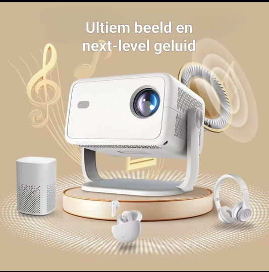 Beamer met ultiem scherp beeld en next-level geluidservaring voor thuisbioscoop en entertainment